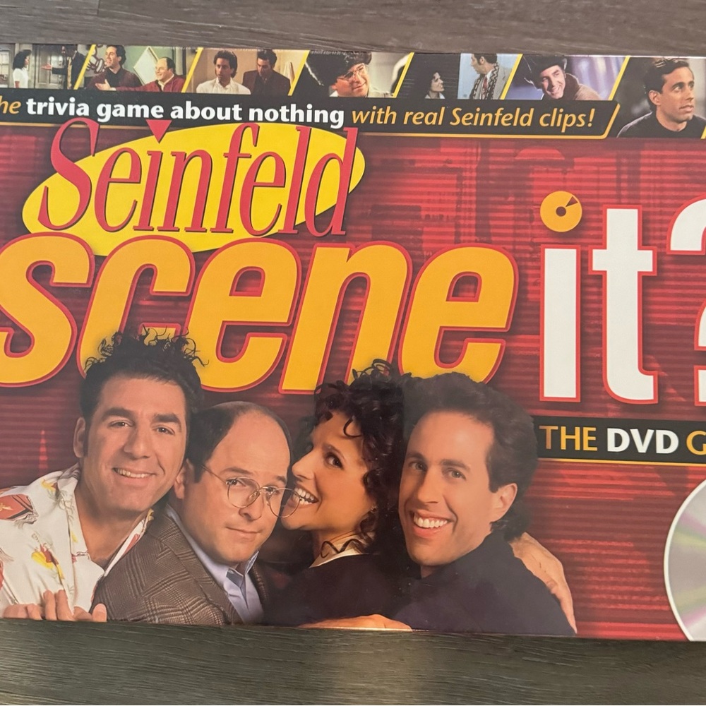 Seinfeld Scene It? DVD Game Deluxe Metal Game Box.
